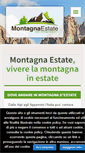 Mobile Screenshot of montagnaestate.it