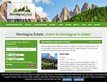 Tablet Screenshot of montagnaestate.it